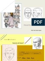 Desenho de Estrutura Do Rosto