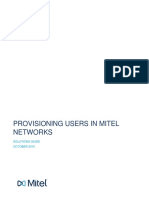 Solutions Series: Provisioning Users in Mitel Networks