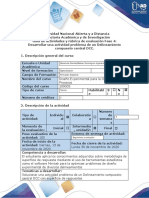 Guía de actividades y rúbrica de evaluación - Fase 4 - Resolver situación problémica de un Delineamiento Compuesto Central DCC
