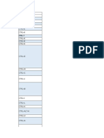 Lista de Comandos en Excel