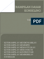 Keterampilan - Dasar - Konseling Dan Pendekatan Konseling - 2021