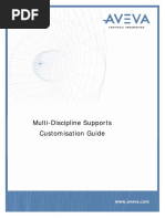 Multi-Discipline Supports Customisation Guide