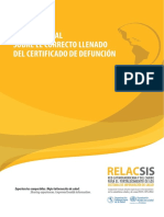 RELACSIS Curso Certificado Defuncion ESP