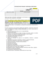 Modelo Declaración Mitigación FyDA - Fabricante - Español