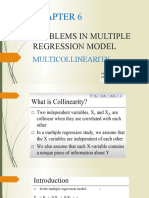 Chapter 6.2-Problems in Multiple Regression Model (Multicollinearity)
