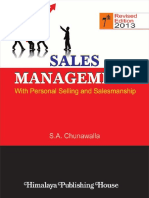 SALES MANAGEMENT - With Personal Selling and Salesmanship (PDFDrive)