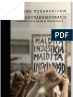 La Contrademocracia by Rosanvallon Pierre