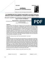 Jurnal: UJI KEMAMPUAN DAYA SERAP HANJUANG (Cordyline Fruticosa) Sebagai Agen Fitoremediasi Logam PB Pada Media Tanah