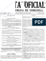 Creación de La Zona Franca Industrial Comercial y de Servicios de Cumaná 1997