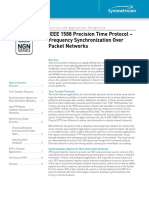 IEEE 1588 Precision Time Protocol - Frequency Synchronization Over Packet Networks