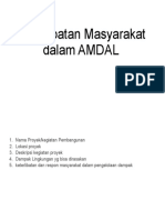 Keterlibatan Masyarakat Dalam AMDAL