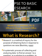 A Compilation To Basic Research 2016