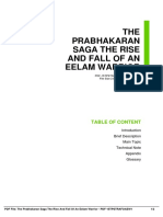 THE Prabhakaran Saga The Rise and Fall of An Eelam Warrior
