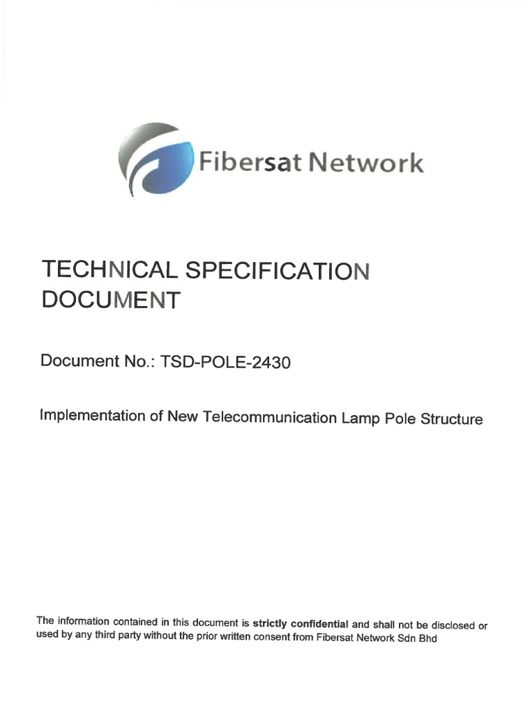 Telecom Tower Design Specifications | PDF | Equipment | Mechanical ...