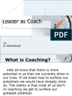 Leader As Coach: IL International