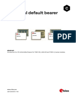 LTE Initial Default Bearer AppNote (UBX 20015573)