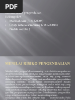 MENILAI RISIKO PENGENDALIAN KEL 9 AUDIT-1