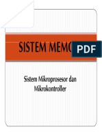 Sistem Memori_SISTEM MIKOPROSESOR & MIKROKONTROLER