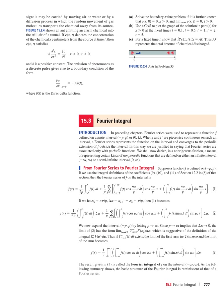 Fourier Integral and Its Applications | PDF | Trigonometric Functions ...