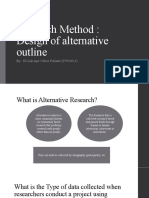 Research Method Alternative Method