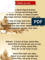 Song of Praise to Saint Rita