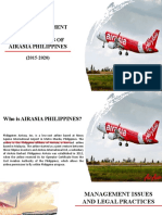 Legal Management AND Malpractices of Airasia Philippines
