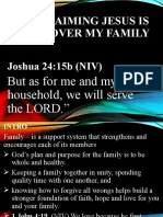 2 Jesus Is Lord Over My Family
