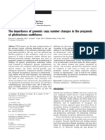 The Importance of Genomic Copy Number Changes in The Prognosis of Glioblastoma Multiforme