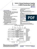 24-Bit, 4-Channel Simultaneous Sampling 1.5 MSPS Precision Alias Free ADC