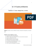 Moodle 3.10 para Profesores: Capítulo 3: Crear Categorías y Cursos