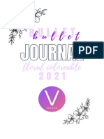 Bullet Journal Floral Coloreable VIDUNA