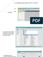 Configurar La Comunicación Entre La PC , Plc y Factori