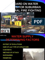 Standard On Water Supplies For Suburban and Rural Fire Fighting
