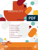 MODALITY AND POLARITY IN TEXT