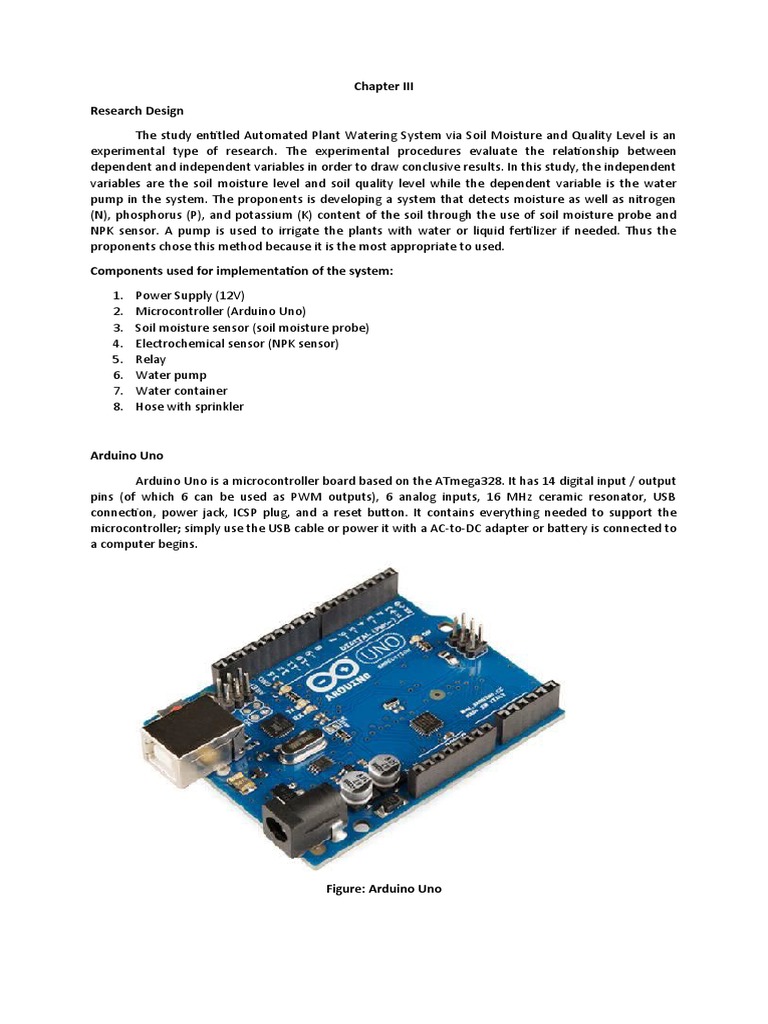 Chapter III | PDF | Relay | Soil