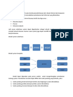 Model Sistem