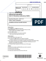 Chemistry: Pearson Edexcel