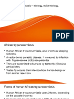 African Trypanosomiasis - Etiology