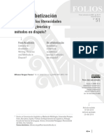 Vargas Franco (2020) - de La Alfabetización Académica A Las Literacidades Académicas. Teorías y Métodos en Disputa