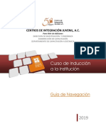 Inducción Bienvenida Guía Navegación PDF
