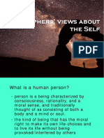 Philosophers' Views About The Self