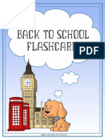 Back To School Flashcards English With Captain Jack