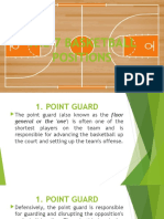 The 7 basketball positions and basic rules
