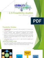 2.5 Feasibility Studies: Chapter 2.0 Architectural Programming Final Topic 2