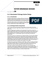 4.1.1 Stormwater Drainage System Design