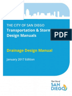 The City of San Diego Drainage Design Manual
