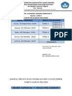 Jadwal UTS 1 DAN 2 2019