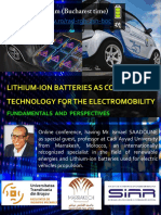 Conference_Lithium-ion batteries as convenient  technology for the electromobility