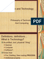 Philosophy of Technology