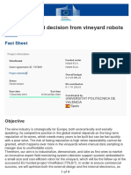 Intelligent Decision From Vineyard Robots: Fact Sheet